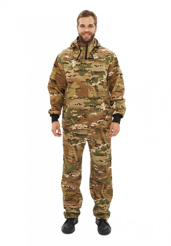 Костюм туристический ПРТНЦФ с сеткой,  цвет: кмф "Мультикам", ткань: Грета (56-58, 170-176)