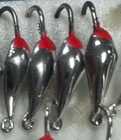 Блесна 1 крючок №0 серебро