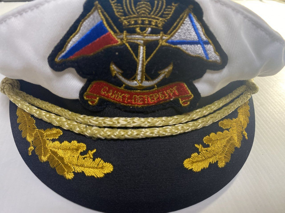 Капитанка Санкт-Петербург флаги, в/к, цвет белый, арт.5415