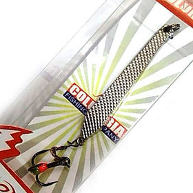 Блесна Columbia 8001 50mm/6g silver цепоч.тройник с каплей