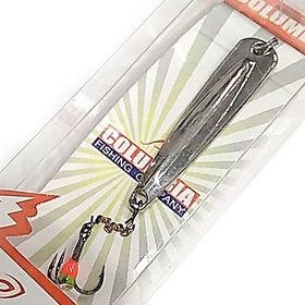 Блесна Columbia 8018 50mm/5g silver цепоч.тройник с каплей