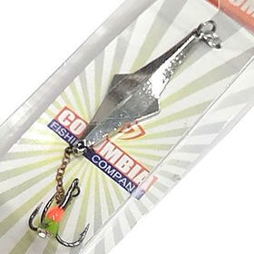 Блесна Columbia 8022 48mm/7g silver цепоч.тройник с каплей