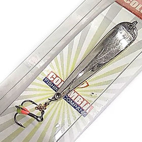 Блесна Columbia 8027 53mm/7g silver цепоч.тройник с каплей