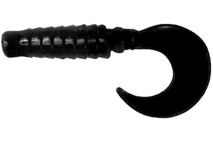 Мягк.приманки LureMax EBISU 2,5"/6,5см, LSE25-006 Black (10 шт.)