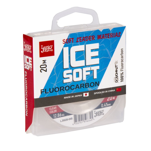 Леска моно. Lucky John ICE SOFT FLUOROCARBON 020/045